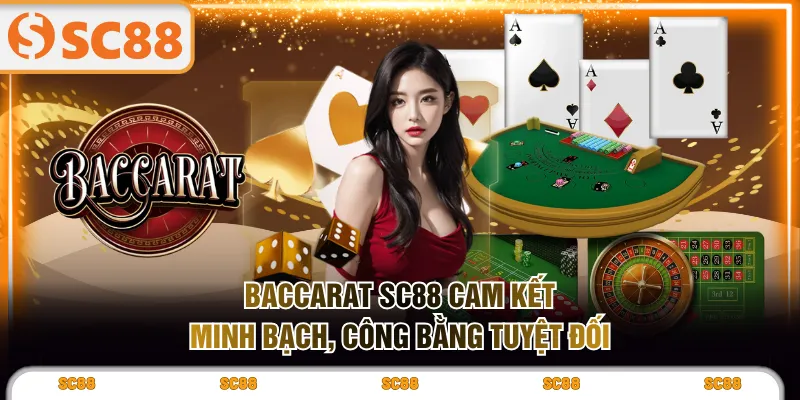 Baccarat SC88 cam kết minh bạch, công bằng tuyệt đối