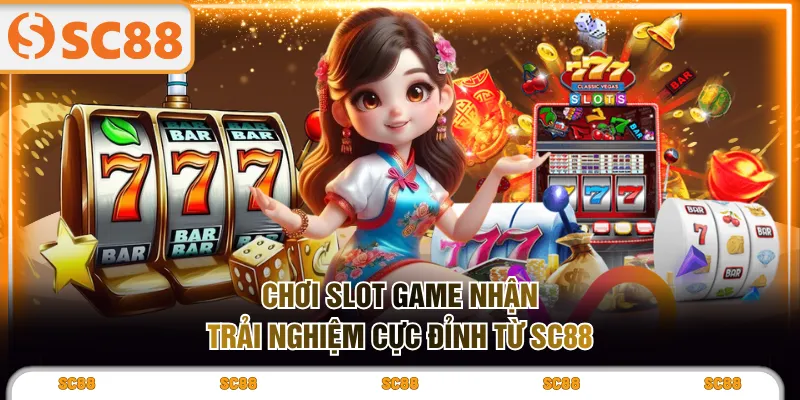 Chơi slot game nhận trải nghiệm cực đỉnh từ SC88