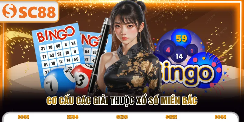 Cơ cấu các giải thuộc xổ số Miền Bắc