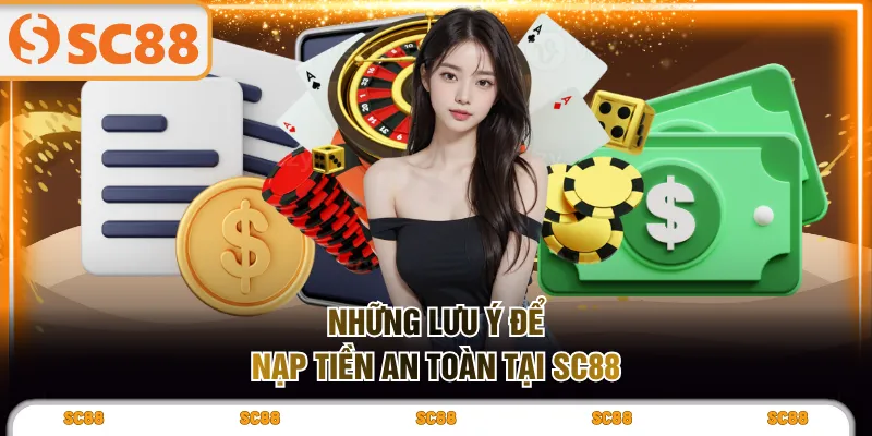 Những lưu ý để nạp tiền an toàn tại SC88