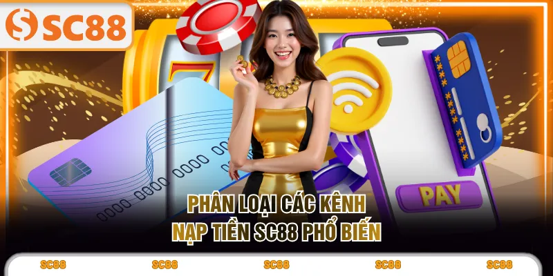 Phân loại các kênh nạp tiền SC88 phổ biến